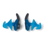 Speedo Unisex Biofuse Earplugs, Ergonomic Design, Ear Protections, Leak Free, USA Charcoal/Pool, One Size
