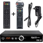 hd-line Echosat 20900 M Pro Récepteur Satellite numérique + télécommande Intelligente (HDTV, DVB-S/S2, HDMI, péritel, 2 x USB 2.0, Full HD 1080p)[Préprogrammé pour Astra Hotbird Tursat]