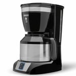 SOGO Coffee Machine for 10 Cups 800 Watt 1 Litre Coffee SS-5660 Black/Silver