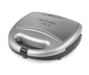 Orbegozo SW 7550 Multifunctional 3-in-1 Sandwich Maker, Interchangeable Plates, Non-Stick, 2 Control Lights, 800 W