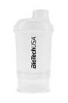 BioTech USA - Wave+ Shaker, Transparent - 300 ml. (+ 150 ml.)