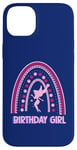 Coque pour iPhone 14 Plus Fée d'anniversaire arc-en-ciel mignonne fée anniversaire fille