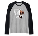 Once You Go Jack You Never Go Back Jack Russell Terrier Dog Raglan Baseball Tee