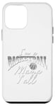 Coque pour iPhone 12 mini Southern Moms Cadeau de basket-ball fantaisie pour femme Gris et blanc