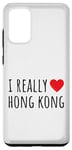 Coque pour Galaxy S20+ J'aime vraiment Hong Kong