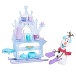 Mattel Disney Frozen Olaf Doll & Accessories, Treat Sled Playset with Olaf Doll, Treat Cart, Food & More Inspired by Frozen: Winter Festival, JBG55