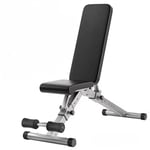 ZEHNHASE Banc de Musculation Réglable, Design Pliable, Structure Stable, Réglage Multi-Angle, Rembourrage Confortable, Utilisation à Domicile et en Salle de Sport