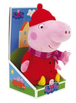 JEMINI 023100 Peppa Pig Peluche en Tenue d'hiver +/- 25 cm