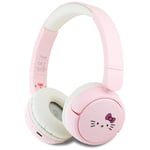 Hello Kitty On-Ear Hörlurar Trådlösa Bluetooth Face Logo - Rosa