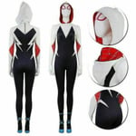 Vuxen/barn Spider Verse Gwen Stacy   Kostym Kvinna Overall Hoodie 120cm