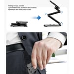 Aluminum Alloy Desk Phone Tripod 3/8 Screw Port Smartphone Desk Stand Folding