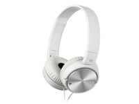 Sony Mdr-Zx110ap - Hörlurar Med Mikrofon - Fullstorlek - Kabelansluten - 3,5 Mm Kontakt - Svart