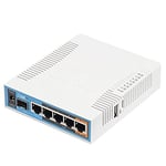 MikroTik hAP AC 500 Mbit/s Blanc Connexion Ethernet, supportant l'alimentation Via ce Port (PoE)