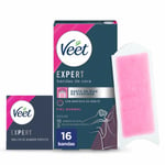 Bandes Épilatoire Corporelles Veet Expert Aisselles [16 Unités]