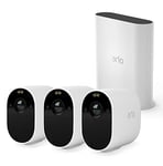 Arlo Essential Spotlight 3 Home Security Camera System CCTV, Wi-Fi, 1080p & Certified Smart Hub Add-On Unit, Accessory, Designed Ultra, White, VMB4540
