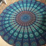 Mandala Sofe Platies Yoga Beach Towel Peocock As Pics