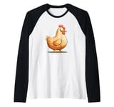 Pretty Chicken Costume for Chicken Breast Lovers Raglan Baseball Tee