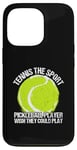 Coque pour iPhone 13 Pro Tennis Le joueur de pickleball sportif souhaite pouvoir jouer