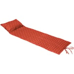 Hesperide - Coussin de transat Adiya motif 180x60 cm ambre