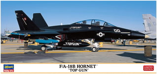 F/a-18b Hornet Top Gun 1:72 Plastique Model Kit Hasegawa