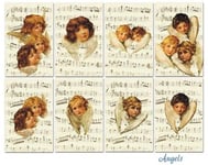 Decorer Vintage Bilder - Die Cuts Angels 24 ark