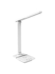 Lippa LED Desk Lamp with Wireless Charging - White