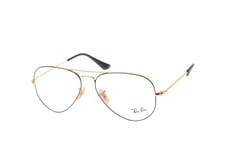 Ray-Ban Aviator RX 6489 2946 L, including lenses, AVIATOR Glasses, UNISEX