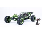 LOSA 2WD RC Petrol Buggy, 1/5 Gas Off Road Car Toy with 36cc Gasoline Engine for Adult, 2.4G Radio Controller Included,Green