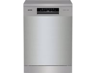 Oppvaskmaskin Gorenje Gs643e90x | Under Bygging | Bredde 59,9 Cm | 6 Programmer | E-Klasse| Skjerm | Aquastop-Funksjon | Sølv