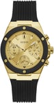 Guess GW0030L2 Athena Guld/Gummi Ø39 mm