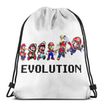 L'évolution de Mario Sac à Dos de Sport Pliable étanche Sac de Sport Sac à Dos avec Cordon de Serrage