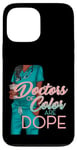 Coque pour iPhone 13 Pro Max Black Doctor Femme Médecin Biracial Latinx POC Color Dope