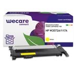 Toner WECARE HP W2072A 117A 1K gul