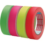 Tesa 04671-00051-10 Textiltejp Tesa Tape® 4671 Neonrosa (L X B) 25 M X 19 Mm 1 St