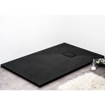 Stano. - Receveur de douche 90 x 90 cm extra plat piatto en SoliCast® surface ardoisée noir