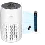 LEVOIT Core Mini Air Purifier for Home Bedroom, Tower Fan, 28 dB Quiet Electric Cooling fan for Bedroom, 90° Oscillating Bladeless Fan with Remote