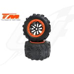 [FR] Team Magic Gomme - Monster Truck - montato su 5-Spoke Cerchi - 17mm Hex - E