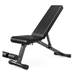 LILIS Weight Bench Adjustable Workout Bench, Heavy Duty Stands Weight Bench Adjustable Double Enhanced Backrest/Seat For Home Gym Strength Dumbbell Training Utility Bench Full Body Workout Press Bench