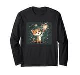 New Year’s Eve Fun with this Happy Cat Costume Long Sleeve T-Shirt