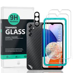 Ibywind Screen Protector For Samsung Galaxy A14 4G/5G 6.6"[2 Pack],9H Hardness Tempered Glass,With 1Pc Camera Lens Protector,Easy to Install