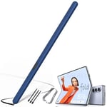 BAILI Galaxy S Pen Fold Edition pour Galaxy Z Fold 6 Slim S-Pen/Galaxy Z Fold 5 SPens, Remplacement S Pen pour Z Fold4/Fold3 Stylet + 3 Pointes/Pointes, Stylet à Niveau de Pression 4096-Bleu