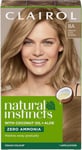 Clairol Natural Instincts Semi-Permanent No Ammonia Hair Dye, 8A Medium Ash Blo