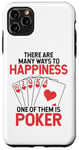 Coque pour iPhone 11 Pro Max De nombreuses façons de faire du bonheur Poker Hands Texas Holdem Player Poker