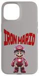 iPhone 15 Iron Mario Cartoon Design Case