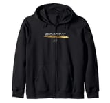 Fast X Roman Gold Speed Race Car Gradient Logo Zip Hoodie