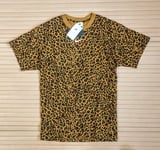 Nike NSW 'SNKRS DAY 2021' Leopard Animal Print T-shirt Cotton Top - Mens Medium