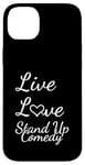 Coque pour iPhone 14 Plus Comédien Live Love Stand Up Comédie