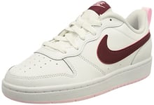 Nike Court Borough Lo2 (TDV) Basket, White Dark Beetroot, 27 EU