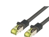 M-Cab - Patch-Kabel - Rj-45 (Hane) Till Rj-45 (Hane) - 2 M - Sftp, Pimf - Cat 7 - Halogenfri - Svart