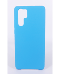 Coque Silicone Gomme Intérieur Façon Velours Huawei P30 Pro - Bleu Ciel